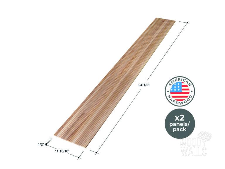 1/2″ Half-Round White Ash Tambour Wood Panels 7