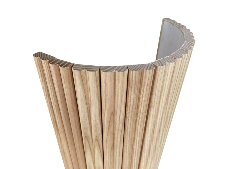 1/2″ Half-Round White Ash Tambour Wood Panels 6