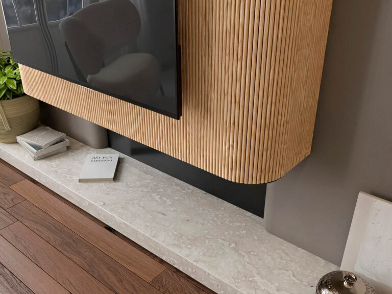 1/2″ Half-Round White Ash Tambour Wood Panels 2