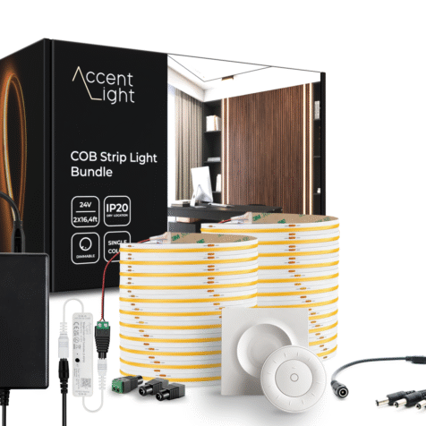 24V COB LED Strip Light Bundle - Dual LED Strips