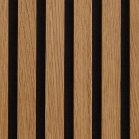 White Oak Full Height Solid Wood Slat Wall Panels 4