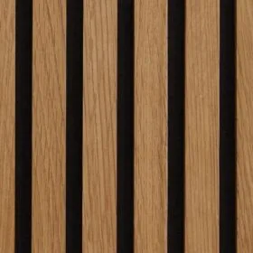 White Oak Full Height Solid Wood Slat Wall Panels 4