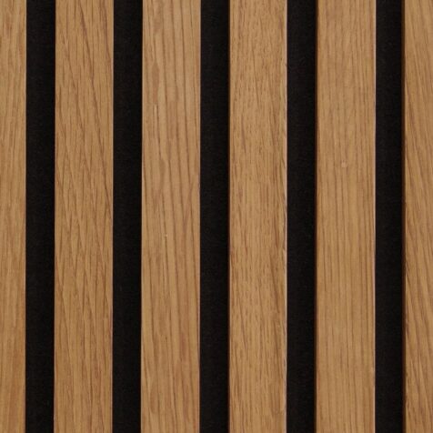 White Oak solid Wood Slat Wall Panels