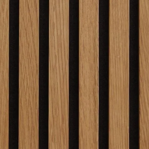 White Oak solid Wood Slat Wall Panels