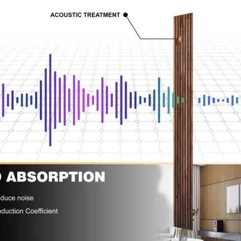solid wood Acoustic panels