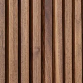 Walnut Extra Long Wood Slat Wall Panels 5