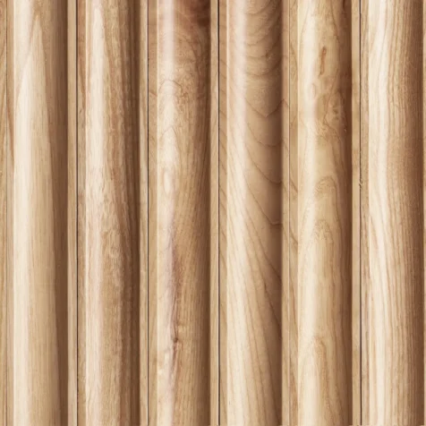 1.White Ash Concave Tambour wood Panels