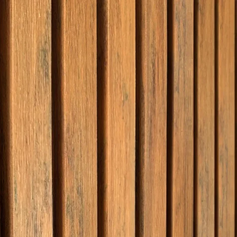2.White Oak Exterior Slat Wall Panels