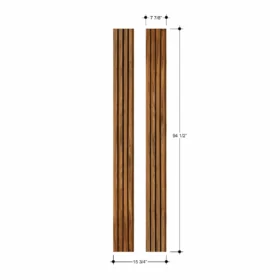 White Oak Exterior Slat Wall Panels 2