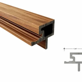 Durable Outdoor Corner Trim For Slat Wall Panels 4