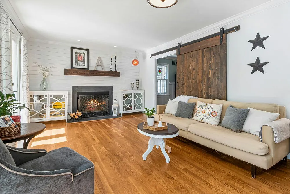 Shiplap Fireplace Surrounds
